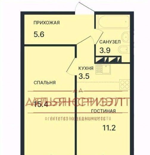 квартира г Новосибирск р-н Октябрьский Золотая Нива ул Гаранина 31 фото 2