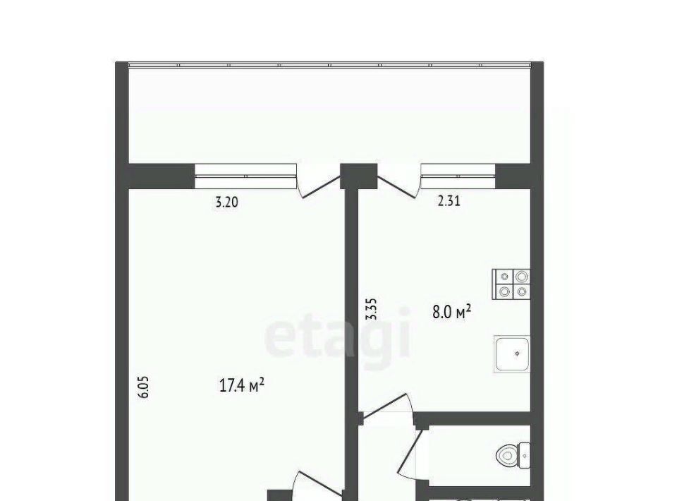 квартира г Тюмень р-н Центральный ул Щербакова 112 фото 2