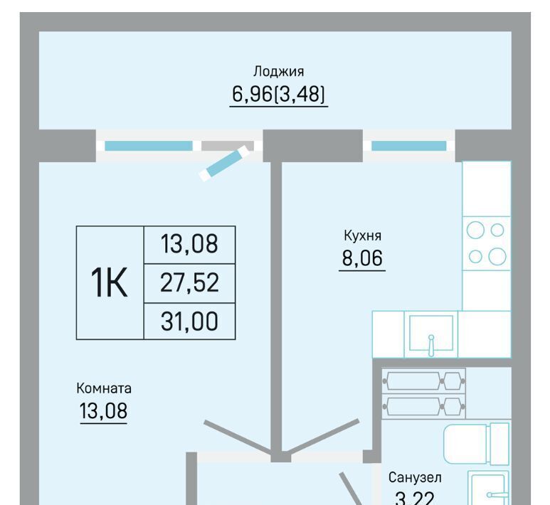 квартира г Пермь р-н Кировский ул Автозаводская 5к/1 Кировский район фото 1