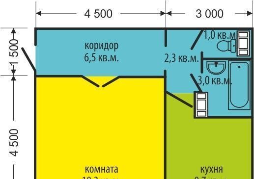 квартира г Челябинск р-н Металлургический ул Электростальская 20а фото 3