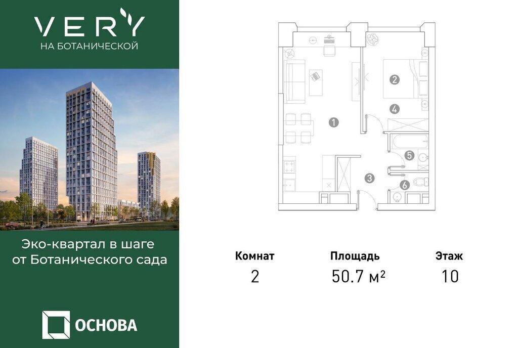 квартира г Москва метро Фонвизинская ул Ботаническая 29 муниципальный округ Марфино фото 1