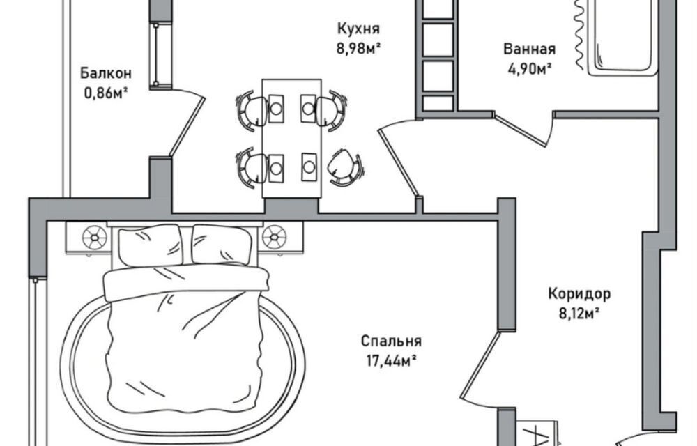 квартира г Ярославль р-н Дзержинский ул Брагинская 18к/3 ЖК Возрождение фото 5