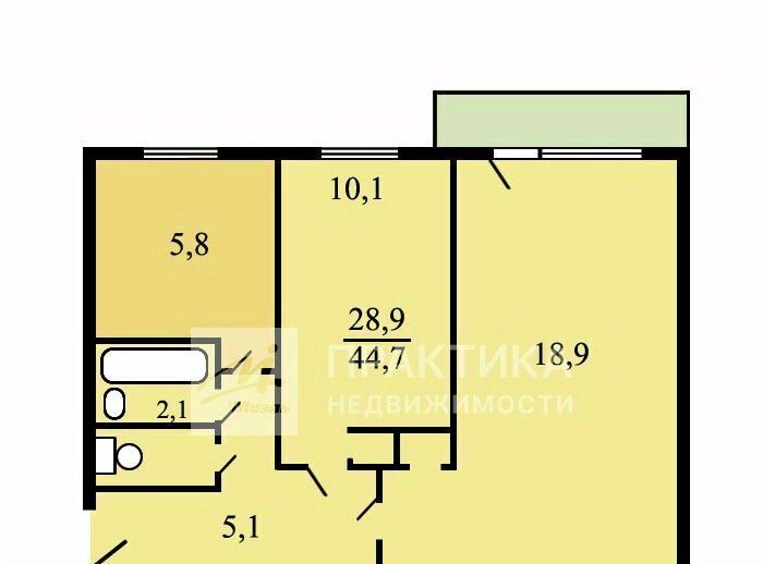 квартира г Москва метро Коломенская б-р Кленовый 20к/2 фото 38