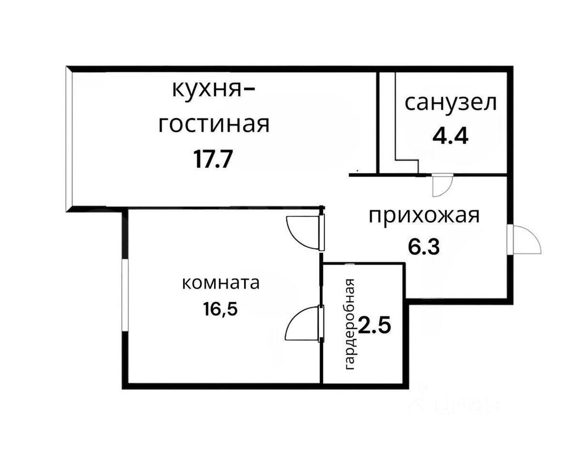 квартира г Краснодар р-н Карасунский ул им. Снесарева 10/1 ЖК «Квартет» фото 9