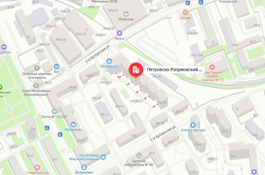 торговое помещение г Москва метро Гражданская проезд Петровско-Разумовский 24к/19 муниципальный округ Савёловский фото 8