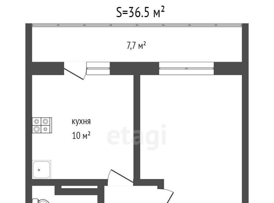 квартира г Кемерово р-н Ленинский пр-кт Химиков 34к/1 фото 21