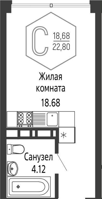 квартира г Краснодар р-н Центральный ул Обрывная 132/1 ЖК «Гарантия на Обрывной» фото 1