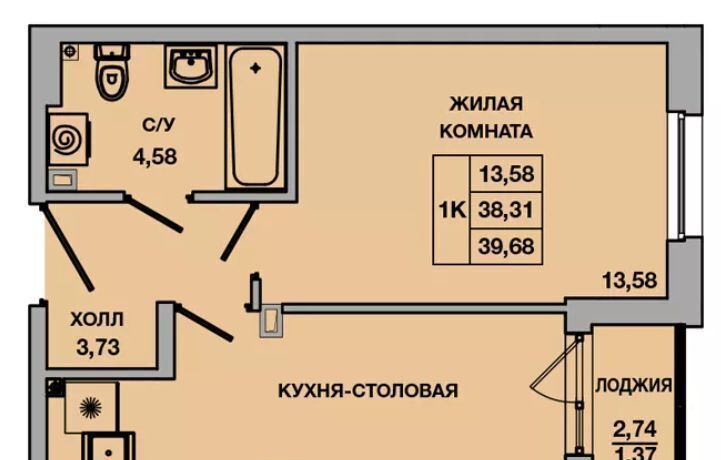 квартира г Батайск ул Ушинского 29к/2 фото 1