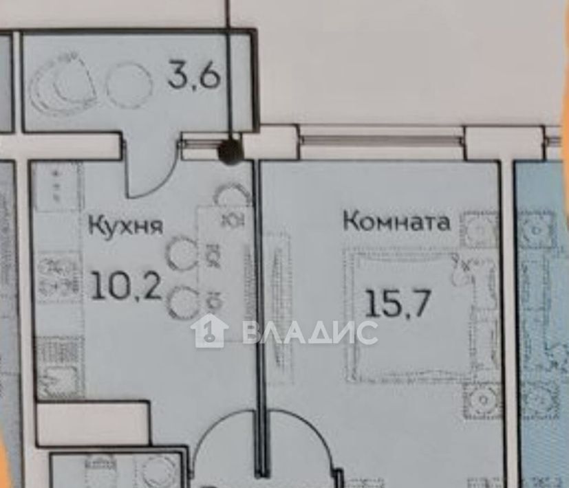 квартира г Москва п Сосенское п Коммунарка ул Фитарёвская 6 метро Новохохловская фото 2