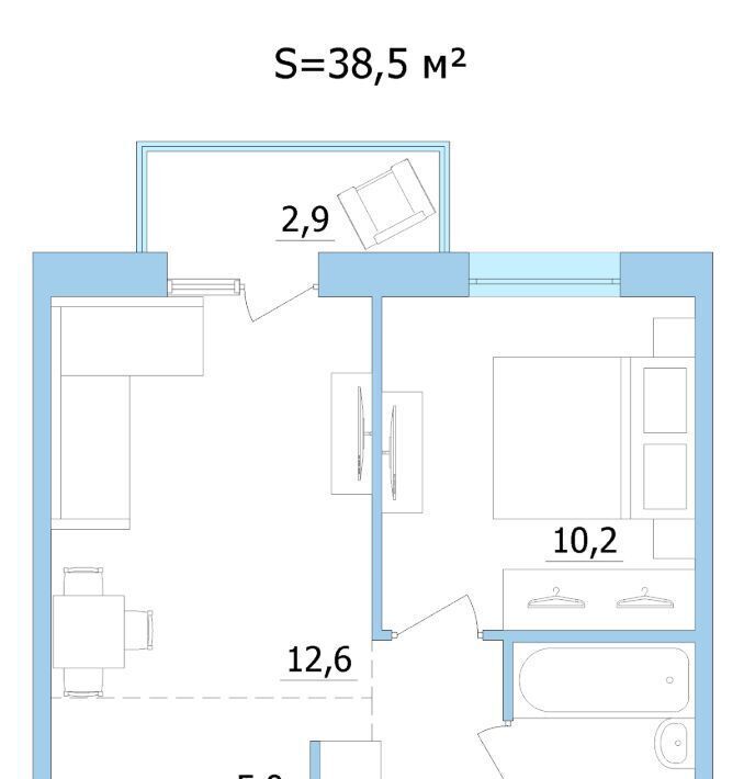 квартира г Петрозаводск Старая Кукковка Старая Кукковка-3 ЖК «Карельский» фото 1