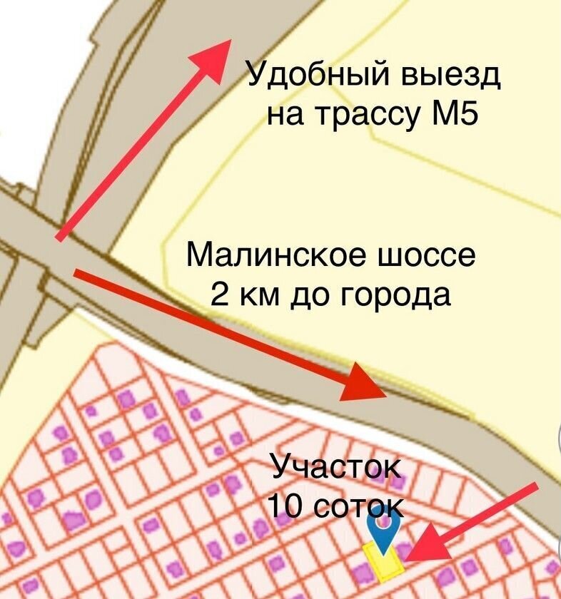 земля городской округ Коломенский д Семибратское ул Тополиная 80 км, Коломна, Новорязанское шоссе фото 1