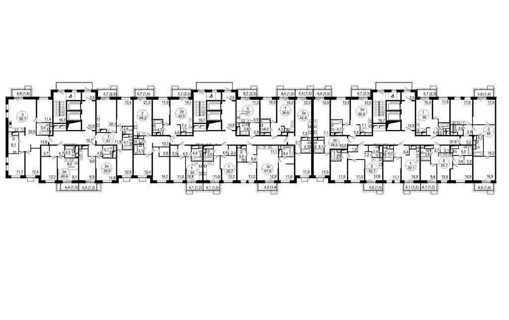 квартира г Одинцово ЖК «Союзный» Одинцово, к 3 фото 2