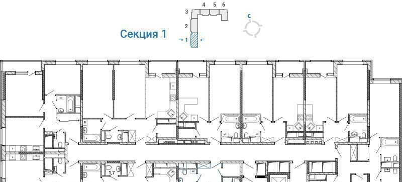 квартира г Балашиха мкр Железнодорожный ул Поликахина 2 Некрасовка фото 2