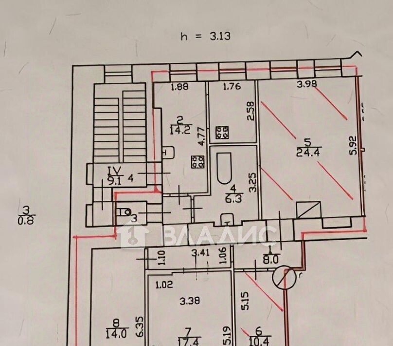 квартира г Санкт-Петербург ул Можайская 33 Технологический институт фото 2