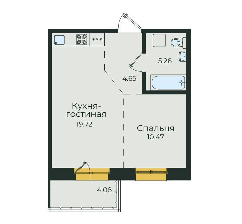 квартира г Иркутск р-н Октябрьский ул Пискунова 134 д. 132 фото 1