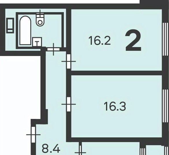 квартира г Москва метро Перово ул 2-я Владимирская 13к/1 фото 7