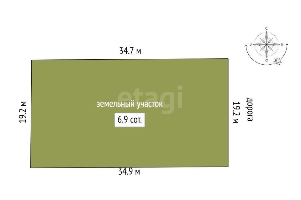 земля р-н Аксайский ст-ца Ольгинская пер 3-й 3 фото 10