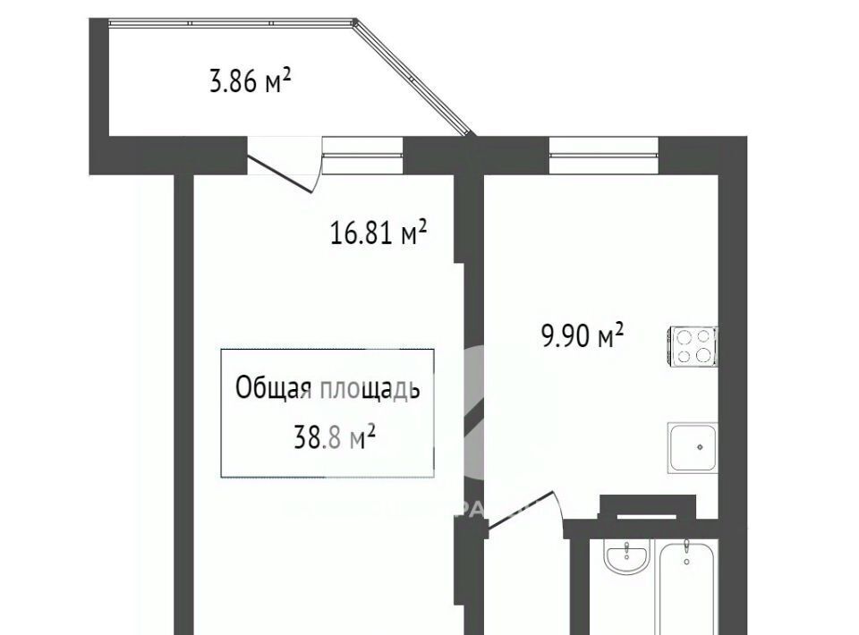 квартира г Новосибирск Маршала Покрышкина ул Фрунзе 20 фото 2