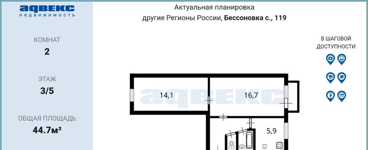 квартира р-н Никольский г Никольск ул Ленина 119 фото 2