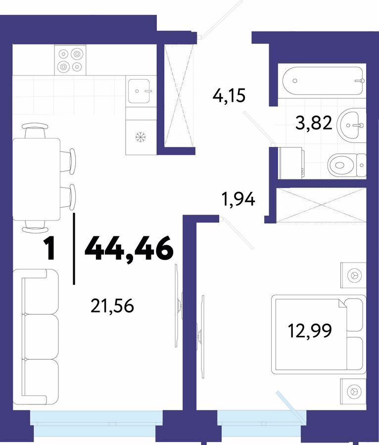 квартира г Тюмень р-н Ленинский ул Малышева 2а корп.1 д. 31 фото 2