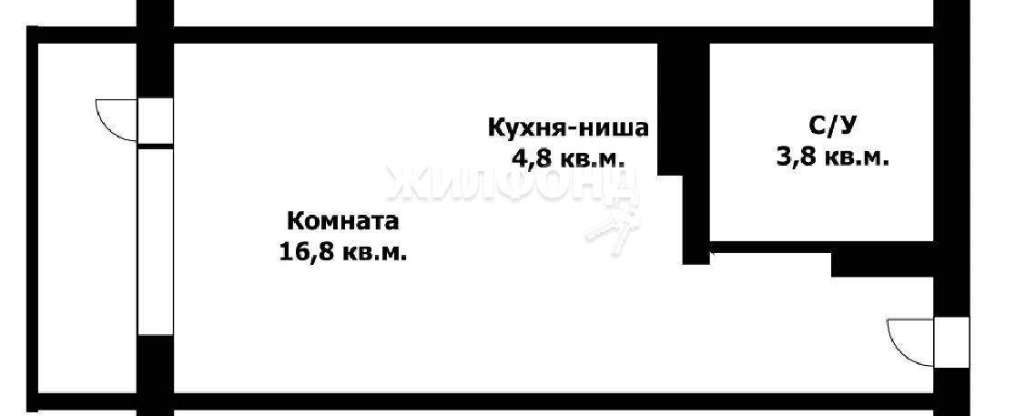 квартира г Барнаул р-н Железнодорожный ул Советской Армии 71 фото 17