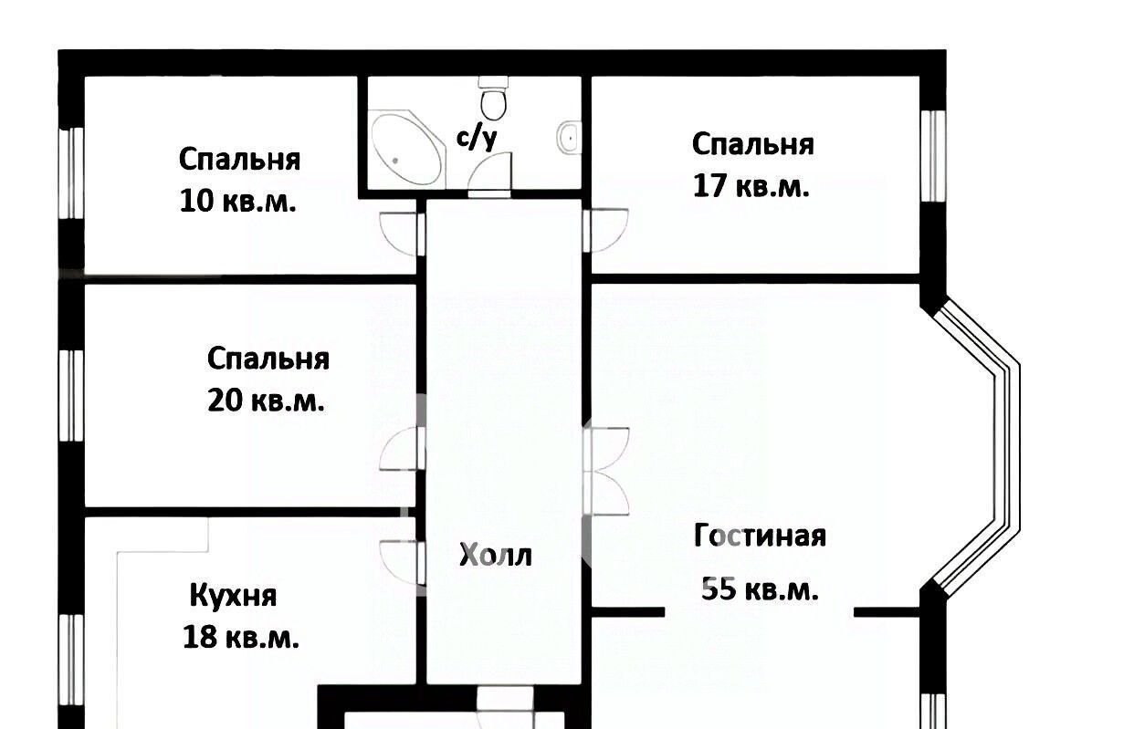 квартира г Москва метро Арбатская ул Знаменка 13с/1 фото 18