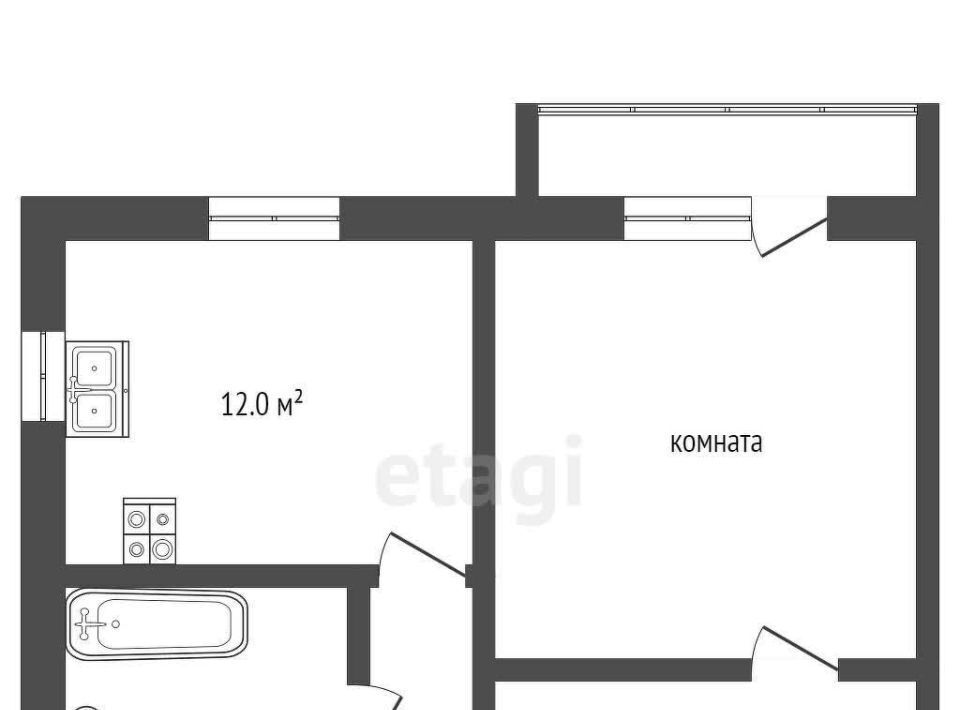 квартира г Сургут ул Мелик-Карамова 40 28-й фото 2