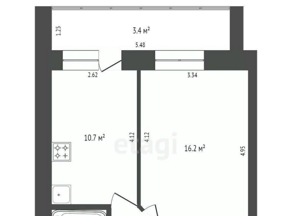 квартира г Йошкар-Ола с Семеновка ул Молодежная 14в фото 2