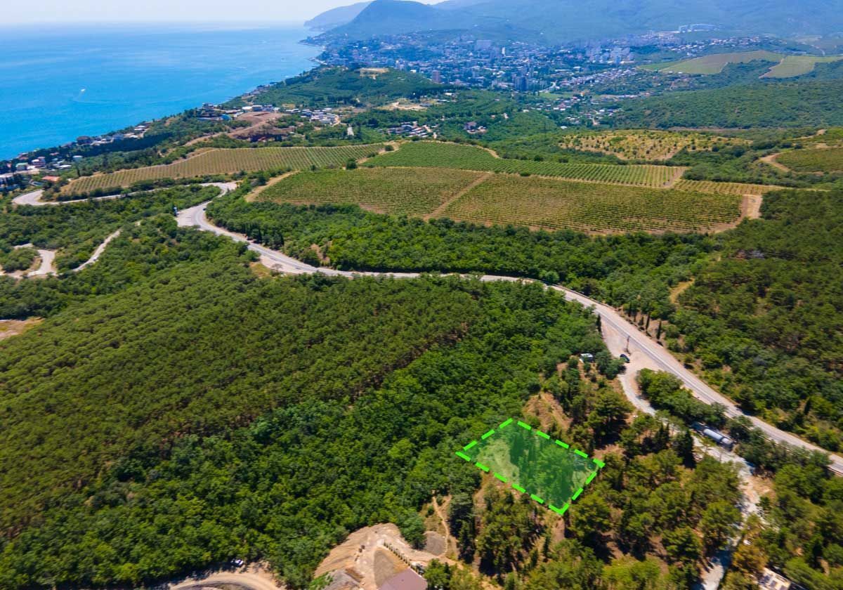 земля г Алушта п Семидворье р-н мкр Александрийская дача дача фото 2