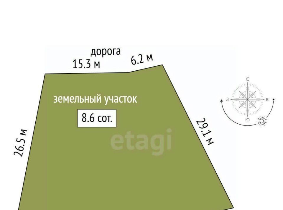 земля р-н Красногвардейский с Дубровское с пос, 2, Симферопольский район фото 2