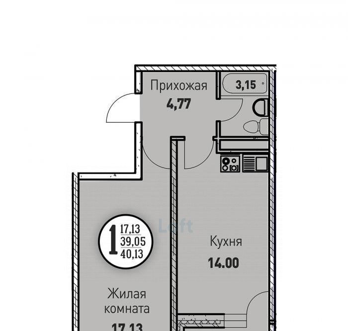 квартира г Краснодар р-н Прикубанский ул Круговая 4вк/5 фото 1