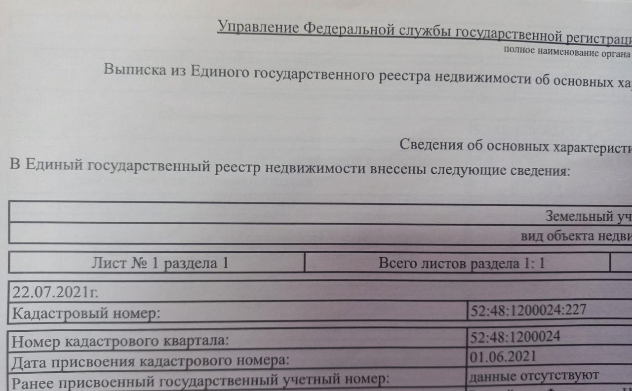 земля г Семенов ул Пионерская Сеченово фото 1