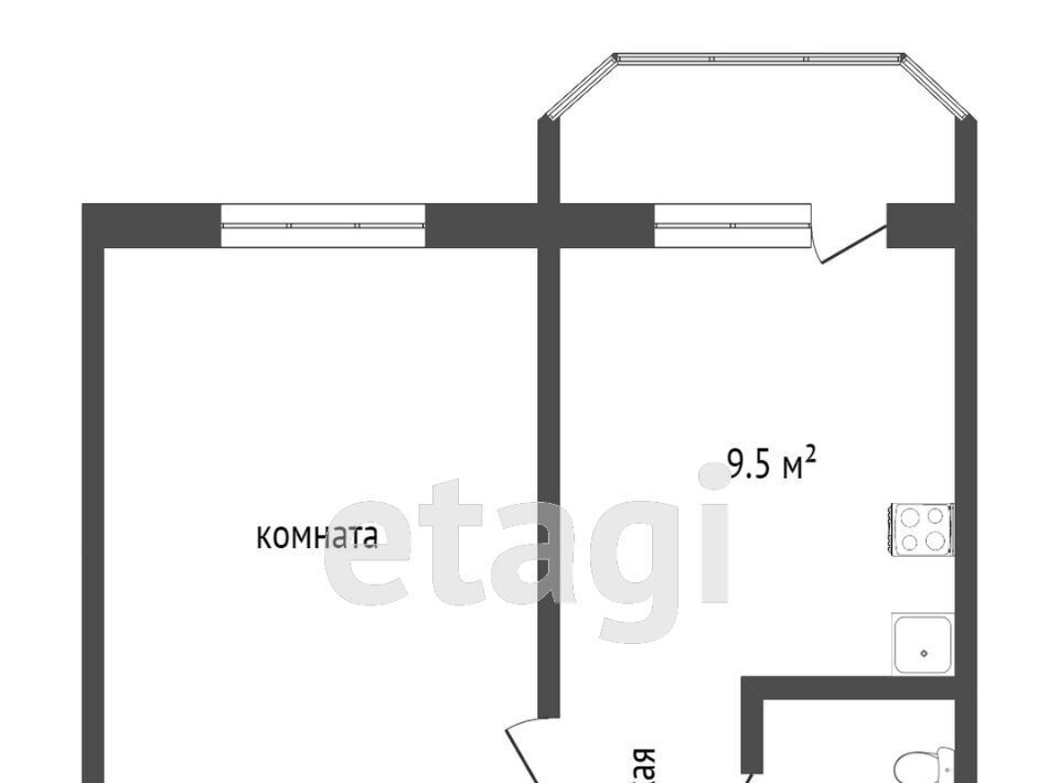 квартира г Ростов-на-Дону р-н Октябрьский ул Петренко 10 фото 2