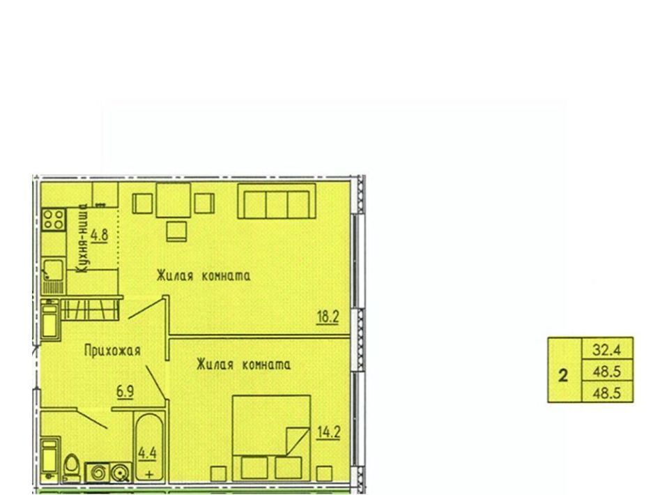 квартира г Пенза р-н Октябрьский ул Яшиной 12 фото 1