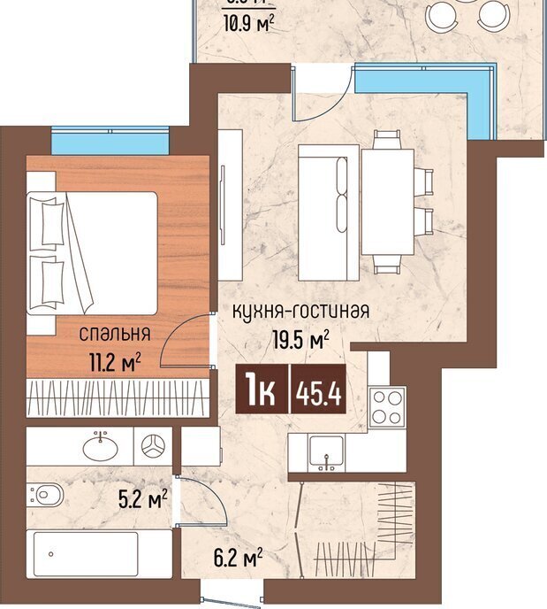 квартира р-н Светлогорский г Светлогорск жилой комплекс -3 фото 1