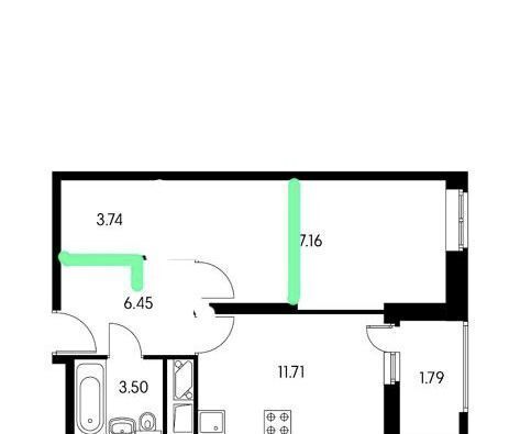 квартира г Москва ш Дмитровское 124а Физтех фото 18