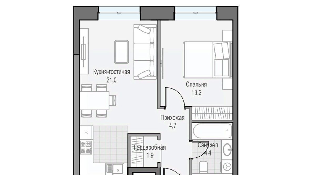 квартира г Москва метро Бутырская ул Академика Королева 21 фото 1