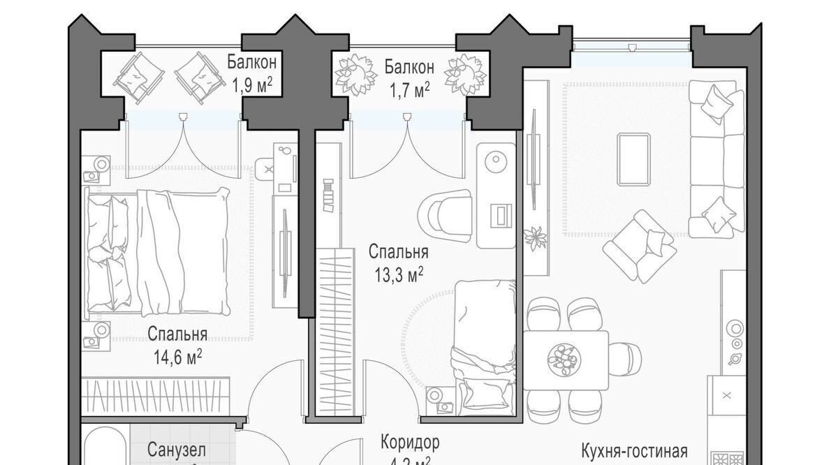 квартира г Москва метро Бутырская ул Академика Королева 21 фото 1