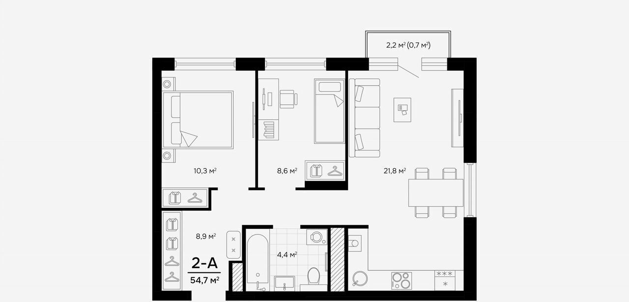 квартира г Астрахань р-н Кировский ул Куликова PROGRESS Альбион фото 14