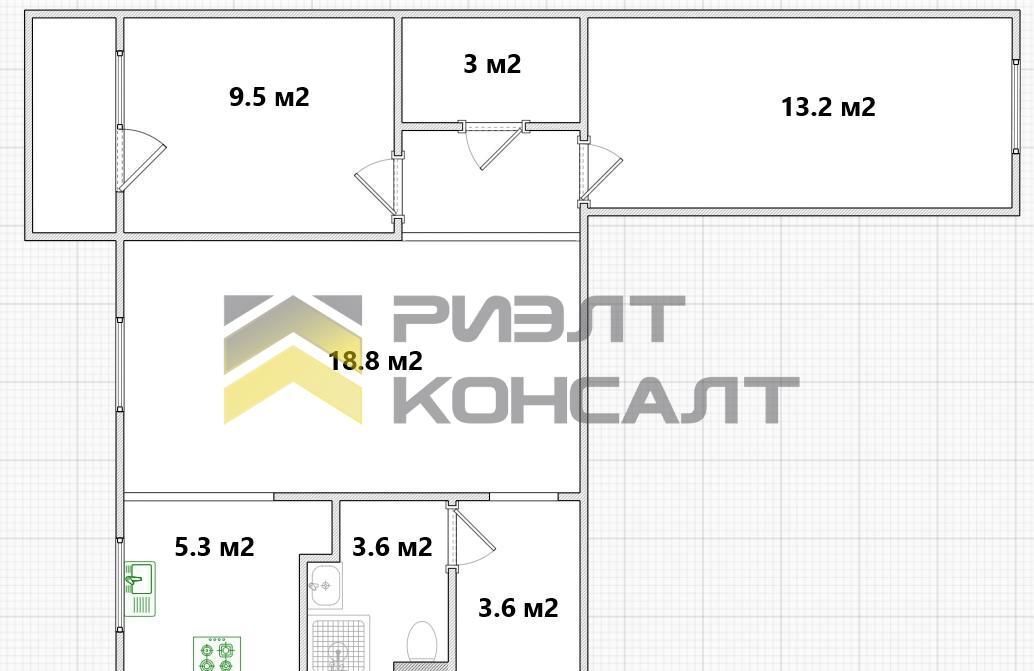 квартира г Омск р-н Октябрьский ул 5-я Линия 221 фото 19