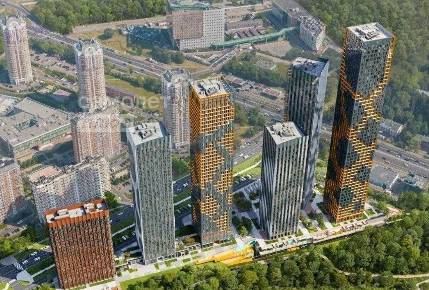 квартира г Москва метро Мичуринский проспект ул Озёрная 5 вл. 1 фото 3