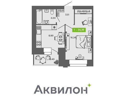 квартира г Северодвинск фото 1