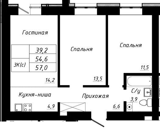 квартира г Барнаул тракт Павловский 196ак/3 фото 1