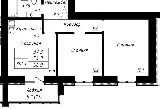 квартира г Барнаул тракт Павловский 196ак/3 фото 1