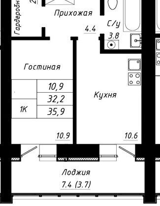 квартира г Барнаул тракт Павловский 196ак/3 фото 1