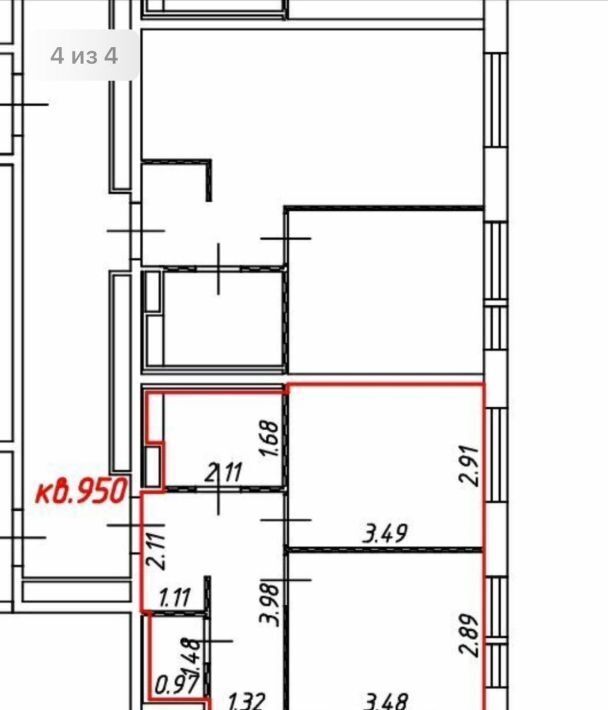 квартира г Зеленоград пер Георгиевский 27к/2 Зеленоград — Крюково фото 13