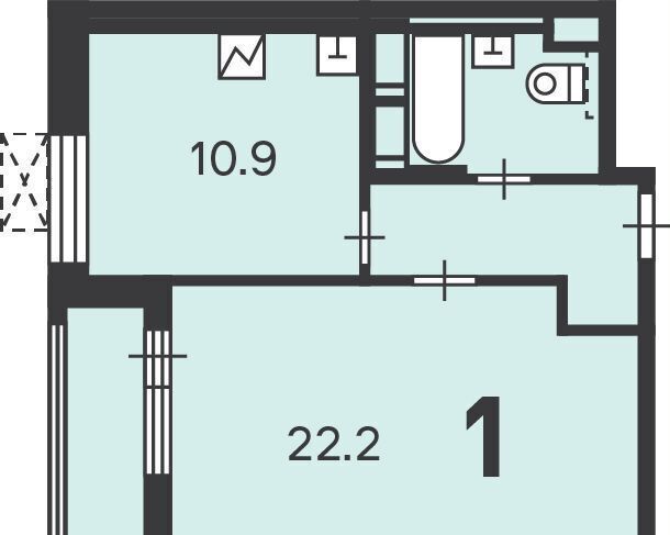 квартира г Москва метро Марьина Роща ул 2-я Марьиной Рощи 3 фото 14