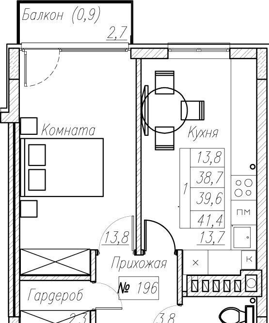 квартира г Пионерский фото 1