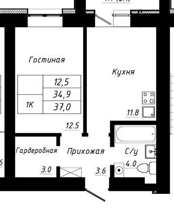 квартира г Барнаул тракт Павловский 196ак/3 фото 1