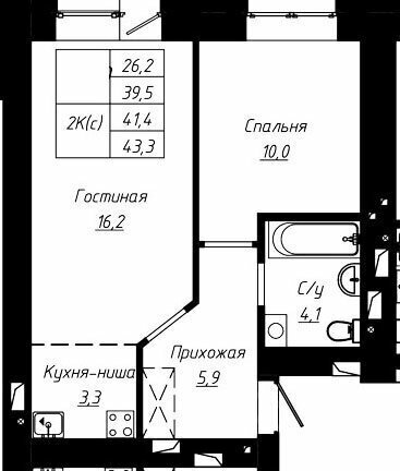 квартира г Барнаул р-н Центральный ул Чернышевского 189 фото 1